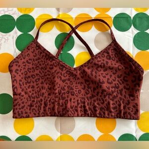 Gapfit blackout technology sports bra size small